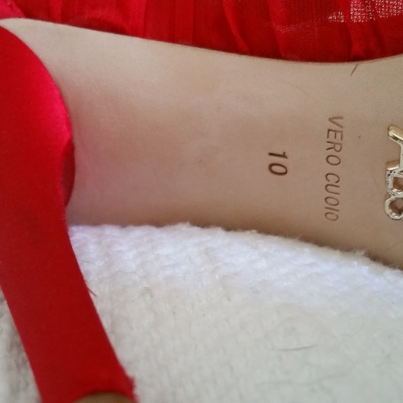 Allen Schwartz ABS Red Shoes Heels  NEW💖Pictures do not do these shoes justice! - Picture 5 of 8